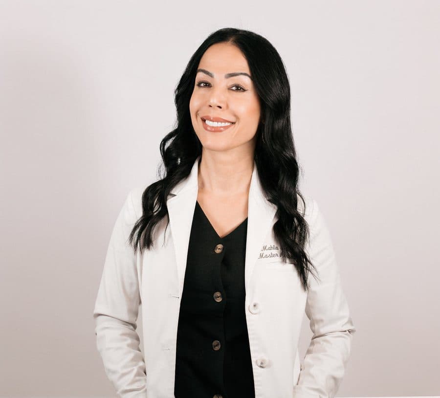 Portrait of Mahla Morteza, founder of OC Skin Care Center